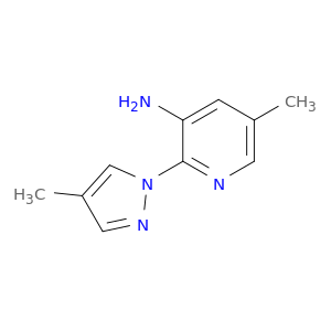3-吡啶胺,5-甲基-2-(4-甲基-1H-吡唑-1-基)-