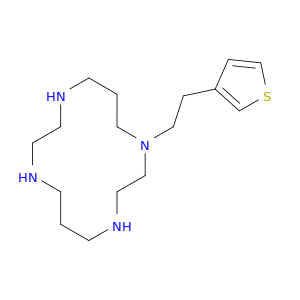 1,4,8,11-Tetraazacyclotetradecane, 1-[2-(3-thienyl)ethyl]-