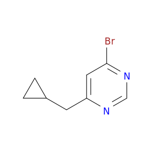 4-bromo-6-(cyclopropylmethyl)pyrimidine