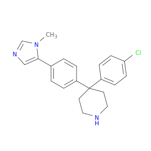 Piperidine, 4-(4-chlorophenyl)-4-[4-(1-methyl-1H-imidazol-5-yl)phenyl]-