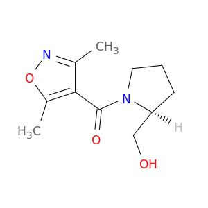 2-Pyrrolidinemethanol, 1-[(3,5-dimethyl-4-isoxazolyl)carbonyl]-, (S)-