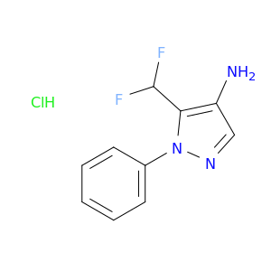 5-(Difluoromethyl)-1-phenyl-1H-pyrazol-4-amine hydrochloride