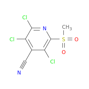 2,3,5-TRICHLORO-6-(METHYLSULFONYL)ISONICOTINONITRILE