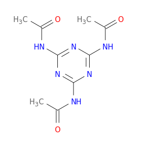 N-(4,6-diacetamido-1,3,5-triazin-2-yl)acetamide