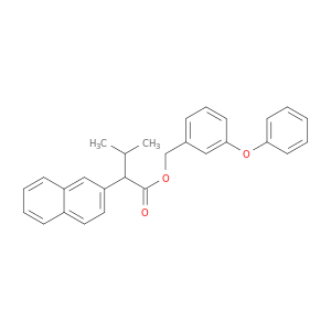 (3-phenoxyphenyl)methyl 3-methyl-2-naphthalen-2-yl-butanoate