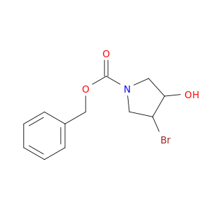 3-溴-4-羟基吡咯烷-1-羧酸苄酯