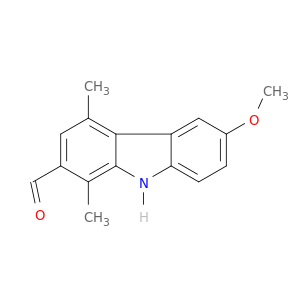 6-甲氧基-1,4-二甲基-9H-咔唑-2-羧醛