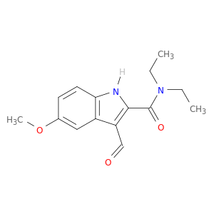 1H-Indole-2-carboxamide,N,N-diethyl-3-formyl-5-methoxy-