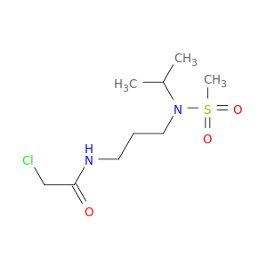 2-chloro-N-{3-[N-(propan-2-yl)methanesulfonamido]propyl}acetamide