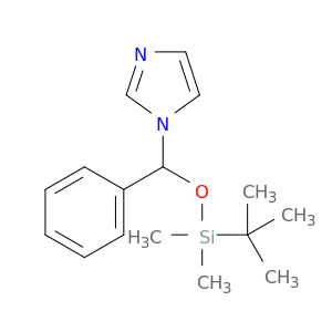 1H-Imidazole, 1-[[[(1,1-dimethylethyl)dimethylsilyl]oxy]phenylmethyl]-
