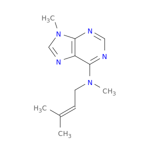9H-Purin-6-amine, N,9-dimethyl-N-(3-methyl-2-butenyl)-