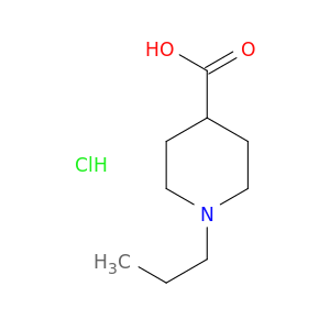 4-哌啶羧酸,1-丙基,盐酸盐(1：1)