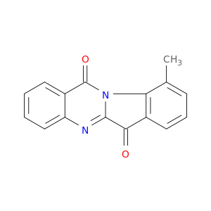 Indolo[2,1-b]quinazoline-6,12-dione, 10-methyl-