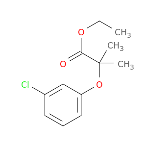 丙酸,2-(3-氯苯氧基)-2-甲基-,乙酯