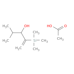1-Penten-3-ol, 4-methyl-2-(trimethylsilyl)-, acetate