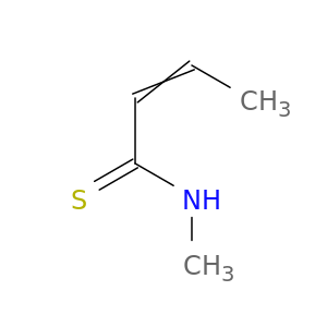 2-Butenethioamide, N-methyl-