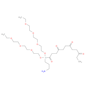 13,13-双[2-[2-(2-乙氧基乙氧基)乙氧基]乙氧基]-3,6,9,12-四氧化硅-13-哌己二烷-16-胺