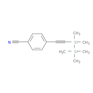 Benzonitrile, 4-[(pentamethyldisilanyl)ethynyl]-