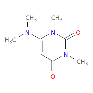 2,4(1H,3H)-Pyrimidinedione,6-(dimethylamino)-1,3-dimethyl-