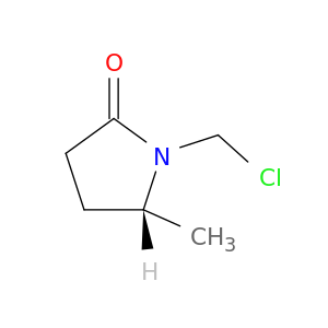 2-Pyrrolidinone, 1-(chloromethyl)-5-methyl-, (5R)-