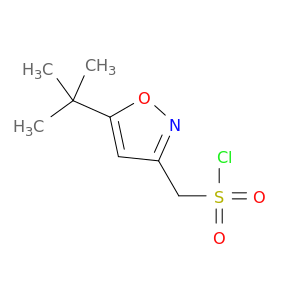 (5-Tert-butyl-1,2-oxazol-3-yl)methanesulfonyl chloride