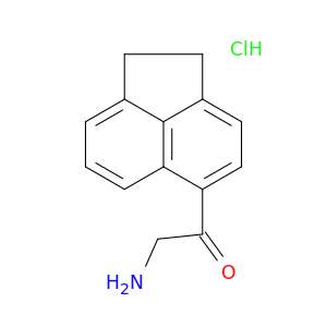 Ethanone, 2-amino-1-(1,2-dihydro-5-acenaphthylenyl)-, hydrochloride