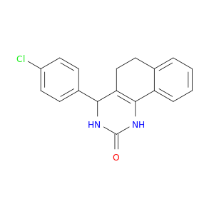 Benzo[h]quinazolin-2(1H)-one, 4-(4-chlorophenyl)-3,4,5,6-tetrahydro-