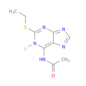 Acetamide, N-[2-(ethylthio)-1H-purin-6-yl]-