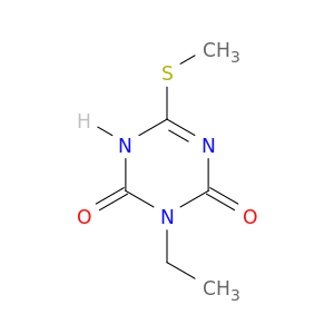 1,3,5-Triazine-2,4(1H,3H)-dione, 3-ethyl-6-(methylthio)-