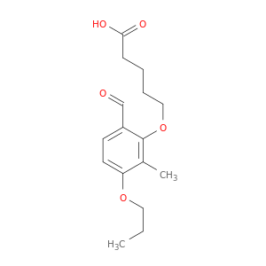 Pentanoic acid, 5-(6-formyl-2-methyl-3-propoxyphenoxy)-