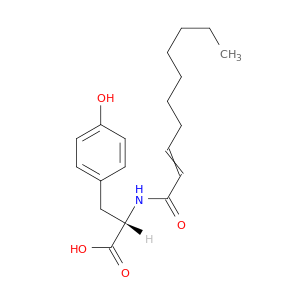 L-Tyrosine, N-(1-oxodecenyl)-