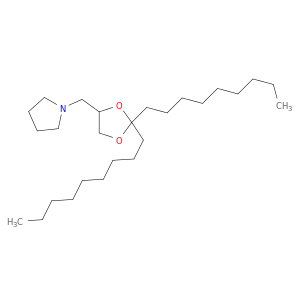 Pyrrolidine, 1-[(2,2-dinonyl-1,3-dioxolan-4-yl)methyl]-