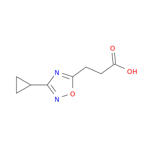 3-(3-Cyclopropyl-1,2,4-oxadiazol-5-yl)propanoic Acid