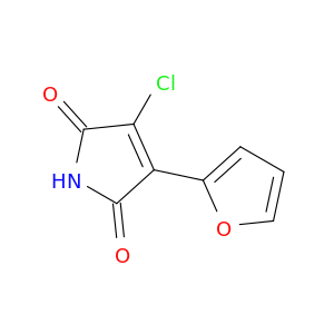 1H-Pyrrole-2,5-dione, 3-chloro-4-(2-furanyl)-