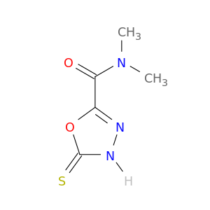 1,3,4-Oxadiazole-2-carboxamide, 4,5-dihydro-N,N-dimethyl-5-thioxo-