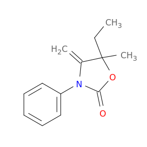 2-Oxazolidinone, 5-ethyl-5-methyl-4-methylene-3-phenyl-