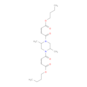 BUTYL 4-[4-(3-BUTOXYCARBONYLPROP-2-ENOYL)-2,5-DIMETHYL-PIPERAZIN-1-YL]-4-OXO-BUT-2-ENOATE