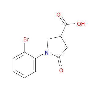 1-(2-溴苯基)-5-氧代-吡咯烷-3-羧酸