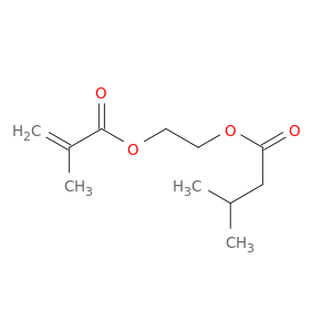 Butanoic acid, 3-methyl-, 2-[(2-methyl-1-oxo-2-propenyl)oxy]ethyl ester