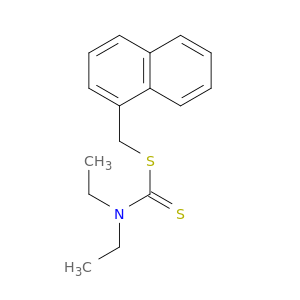 Carbamodithioic acid, diethyl-, 1-naphthalenylmethyl ester