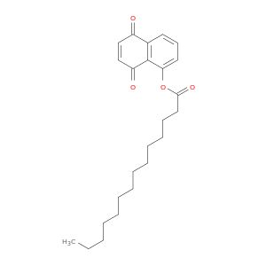 Tetradecanoic acid,5,8-dihydro-5,8-dioxo-1-naphthalenyl ester