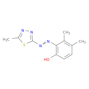 Phenol, 3,4-dimethyl-2-[(5-methyl-1,3,4-thiadiazol-2-yl)azo]-