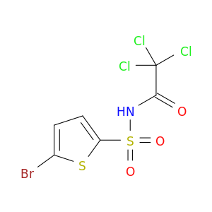 Acetamide, N-[(5-bromo-2-thienyl)sulfonyl]-2,2,2-trichloro-