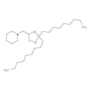 Piperidine, 1-[(2,2-dinonyl-1,3-dioxolan-4-yl)methyl]-