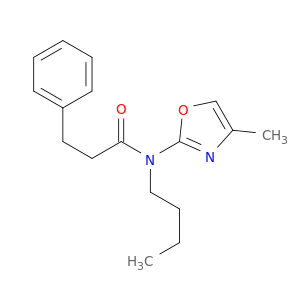 Benzenepropanamide, N-butyl-N-(4-methyl-2-oxazolyl)-