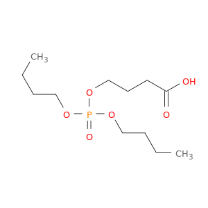 Butanoic acid, 4-[(dibutoxyphosphinyl)oxy]-