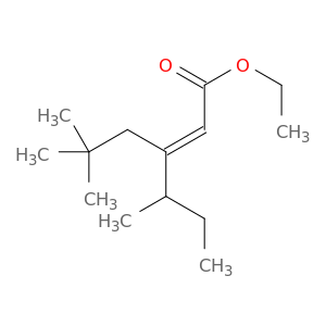 2-Hexenoic acid, 5,5-dimethyl-3-(1-methylpropyl)-, ethyl ester, (2E)-