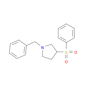 1-苄基-3-苯磺酰基吡咯烷