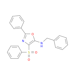 5-Oxazolamine, 2-phenyl-N-(phenylmethyl)-4-(phenylsulfonyl)-