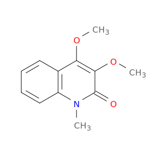 2(1H)-Quinolinone, 3,4-dimethoxy-1-methyl-